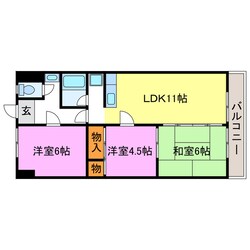 コテージ千秀水口の物件間取画像